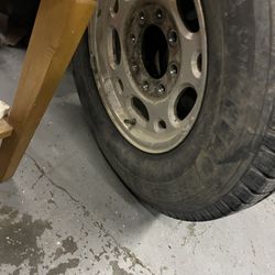 16” Chevy 8 Lug Rims And Tires 