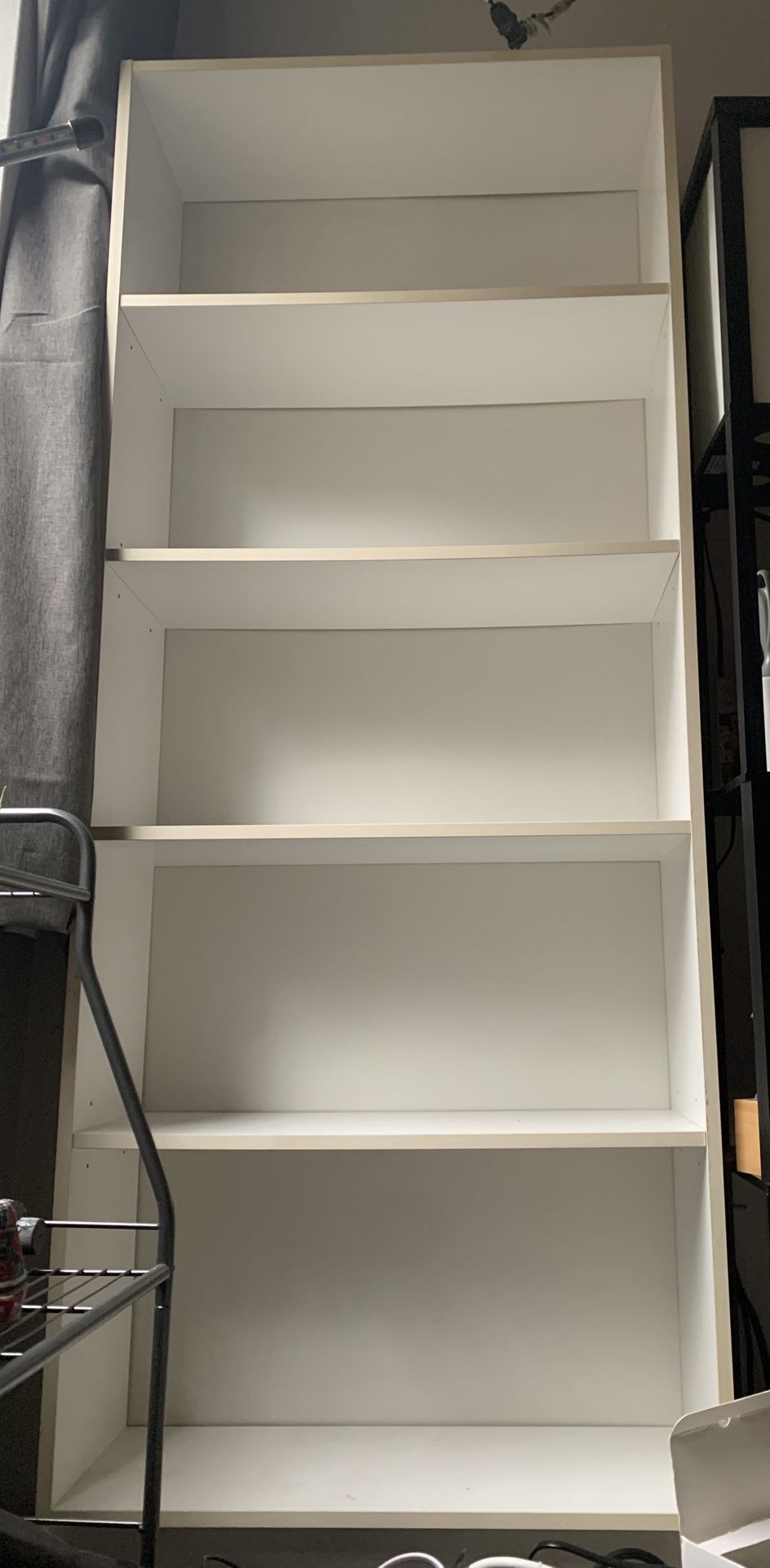 Free White Bookshelf (27” x 69”x10”)