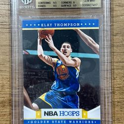 2012-13 NBA Hoops KLAY THOMPSON RC Rookie BGS 9.5 #232 Warriors Mavericks