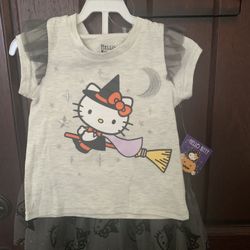 HELLO KITTY Little Girls 2pc Hello Kitty Top And Tutu Set