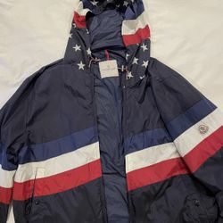 Moncler Windbreaker Hoodie Jacket Size 7