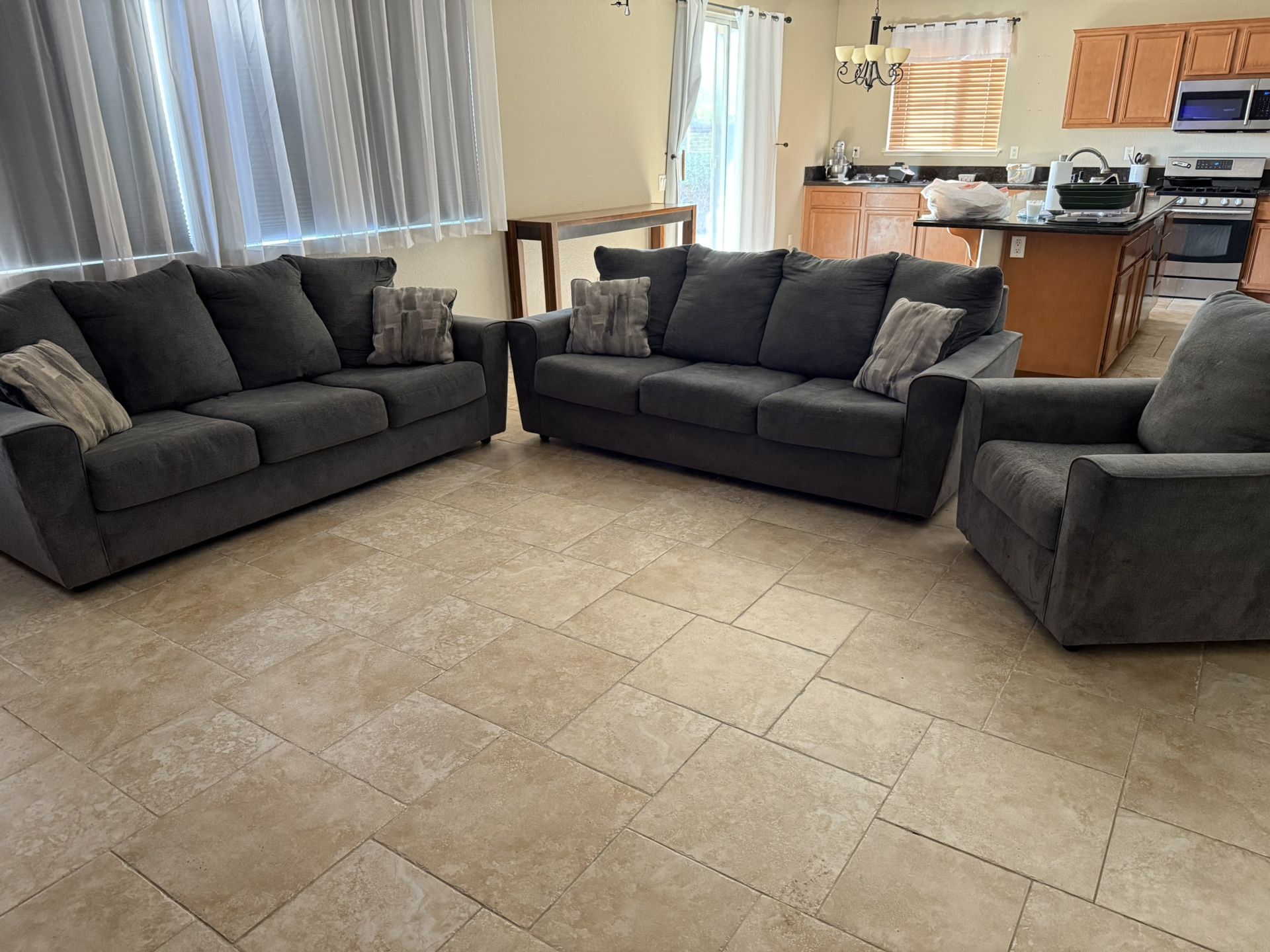 Sofa Set - Gray