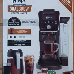 🥷☕️ Ninja CFP201 DualBrew System – $150 (Like New, Never Used)
