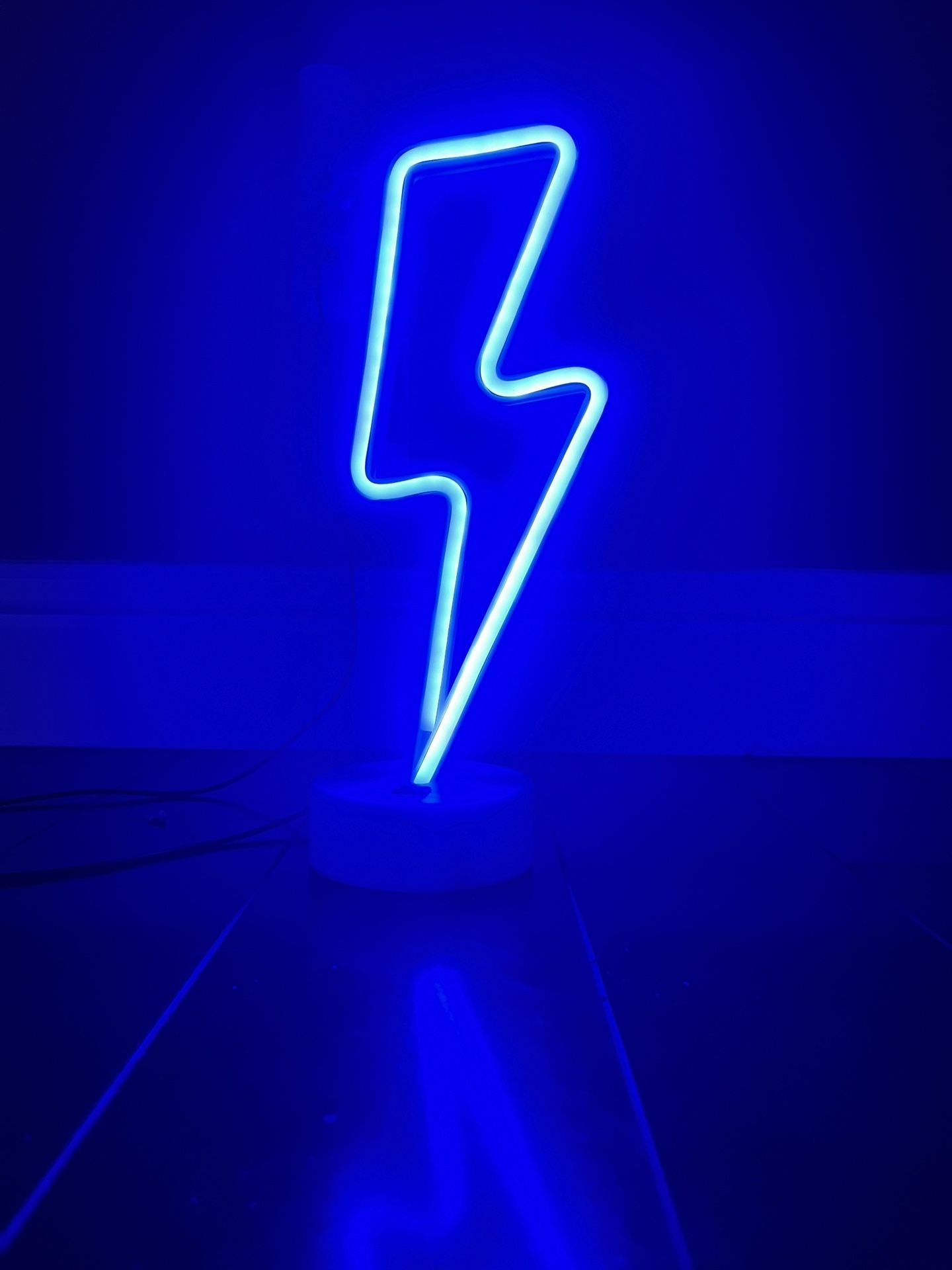 LED Lightning Bold Room Decor Men Blue