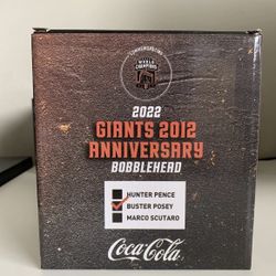 NEW SF Giants 2012 Buster Posey Bobblehead World Series Reunion SGA '22