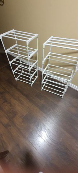 2 Shoe Rack Organizer Multi-Layer Plastic Shoe Rack Storage Rack Modern
