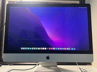 Apple IMac A1419 Desktop All In One Intel Core i7 27” 16GB RAM 256GB SSD macOS Monterey 12 - $149