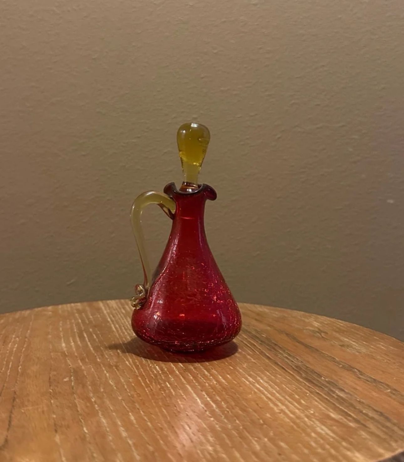 Amberina Mini Glass Craffe Need Gone ASAP