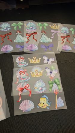 Little Mermaid Ariel DTF Sheets