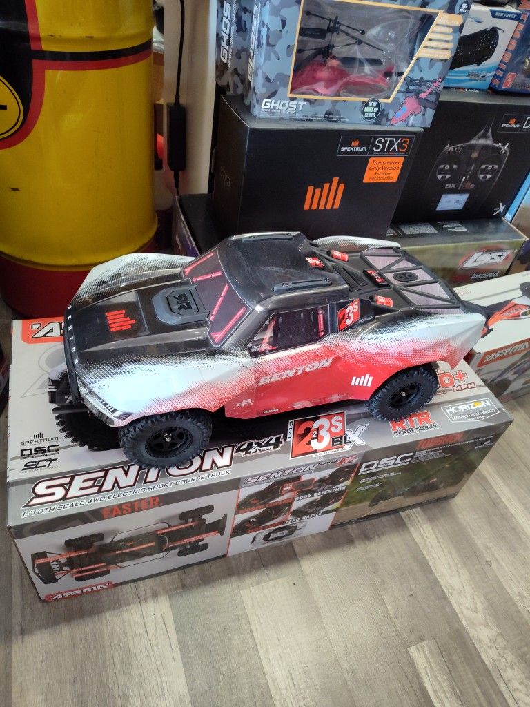 ARRMA Senton BLX 3s Brushless Electric RC Short Course Truck October 8th Wednesday Special Deal $325 Plus Tax Cheaper Than Anywhere Else