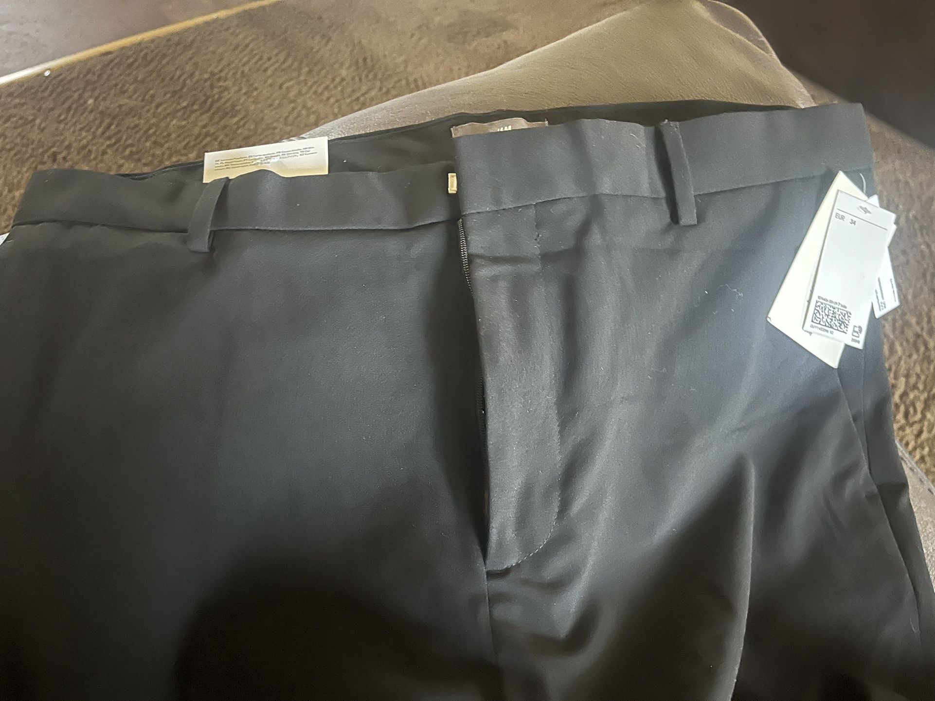 New Men’s Black slacks