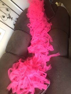 Hot Pink Table Skirt 