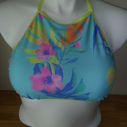 So TROPICAL PRINT BIKINI TOP