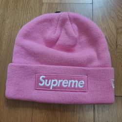 Supreme Pink Beanie