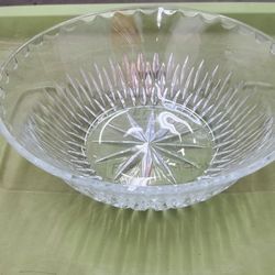 Crystal Serving Bowl By Princess House