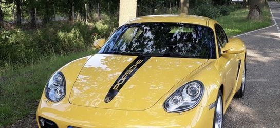 CARBON FIBER Porsche Cayman 2005-2015 Hood Stripe Decal 987 986