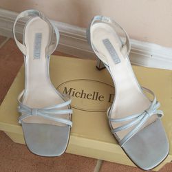 Light Blue Beautiful High Heel Sandals
