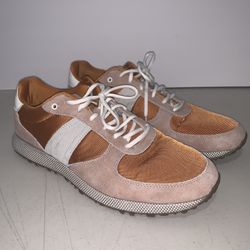 johnnie-O Mens Range Runner 2.0 Orange Golf Shoes Size 12 (JMFW1480)