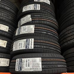 195/65/15 Kumho Tires Installed And Balcned 