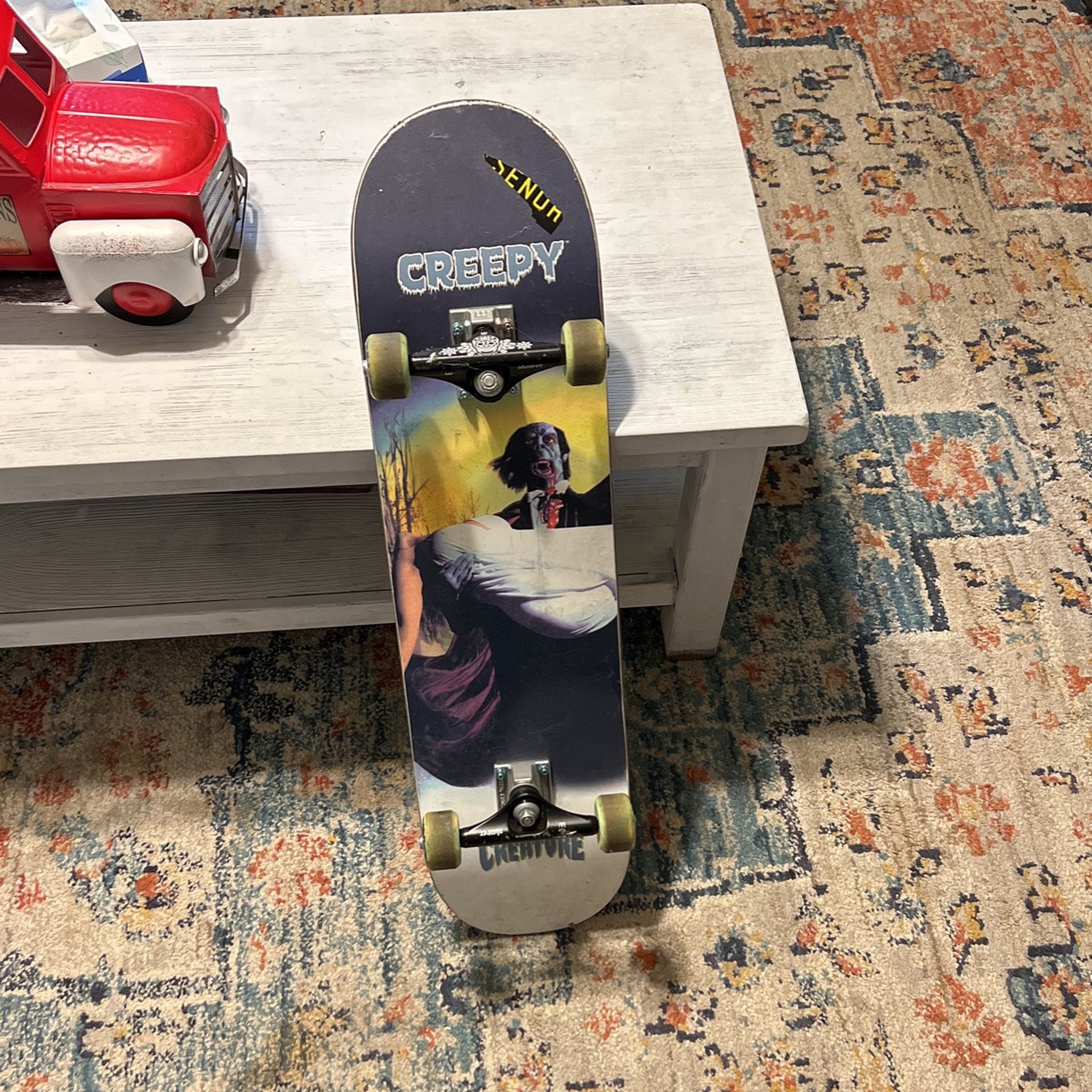 Creature Skateboard On Royal Trucks Slightly Used By Child 