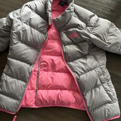 NorthFace Coat Girls size Large