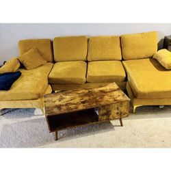 Sofa And Coffee Table Set For Sale