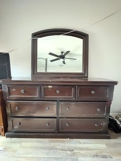 Porter 7-Drawer Dresser and Mirror: