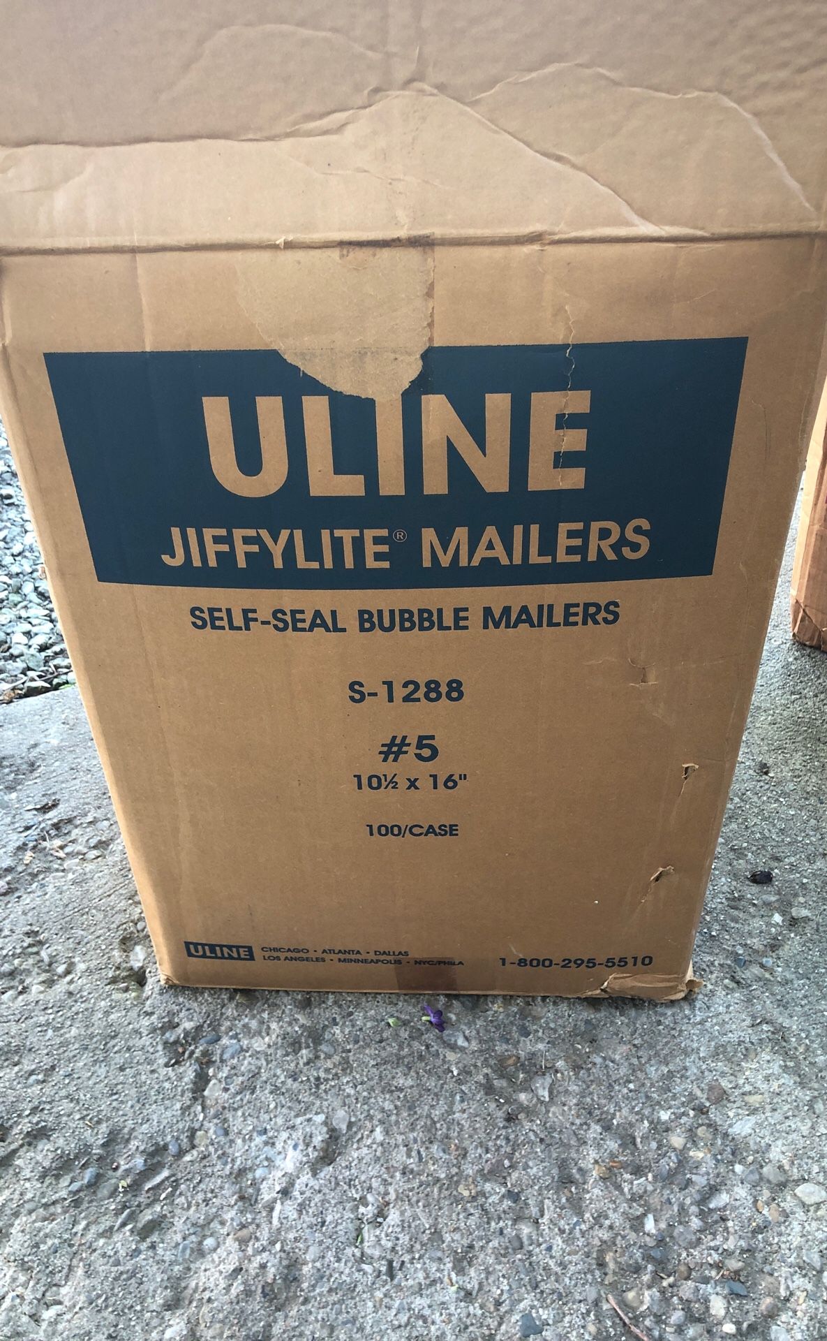 Uline Jiffylite self-seal Bubble Mailers