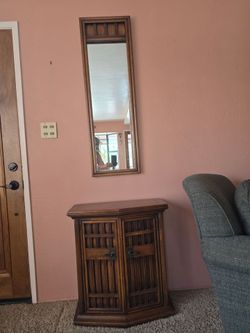 Moving Sale--Vintage 1970s Mid-Century Brutalist 5-Piece Living Room & Entryway Furniture Set