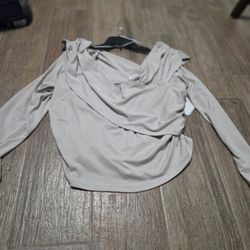 Beige Good American Long Sleeve Top Size 3XL