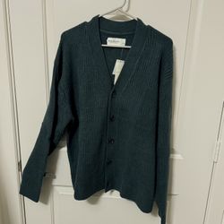 Abercrombie Green Cardigan