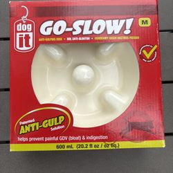 DogIt Brand Slow Go Slow Anti Gulp Bowl For Dogs SZ. Medium 