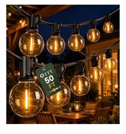 2 sets of 50ft Patio Lights