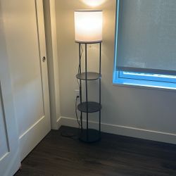 Target Room Essentials Standing Lamp With Shelves