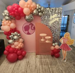 Silver Shimmer Wall Backdrop