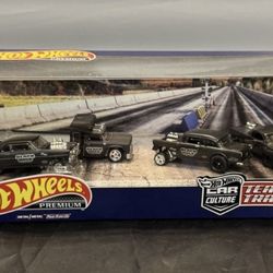 2020 Hot Wheels Premium Black Hole Gasser Team Transport Diorama Box Set NEW