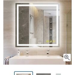 Ferguson 36-in Smart Mirror Anti-fog Touch Screen