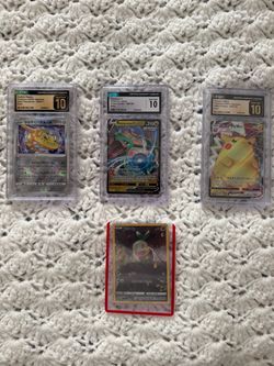 3 CGC-Graded Pokémon Cards – Selling Together