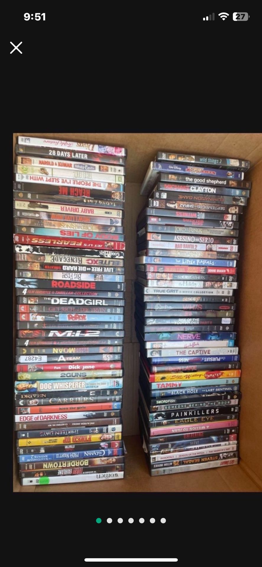 550+ DVD Movies For $250 Cash Firm All Or Nothing Under $.45