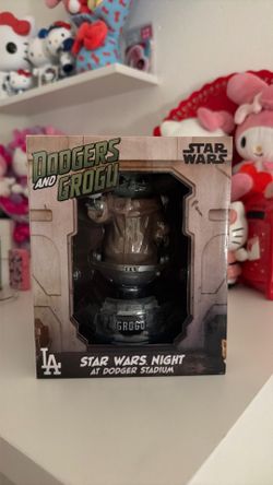 Dodgers Grogu Bobble Head