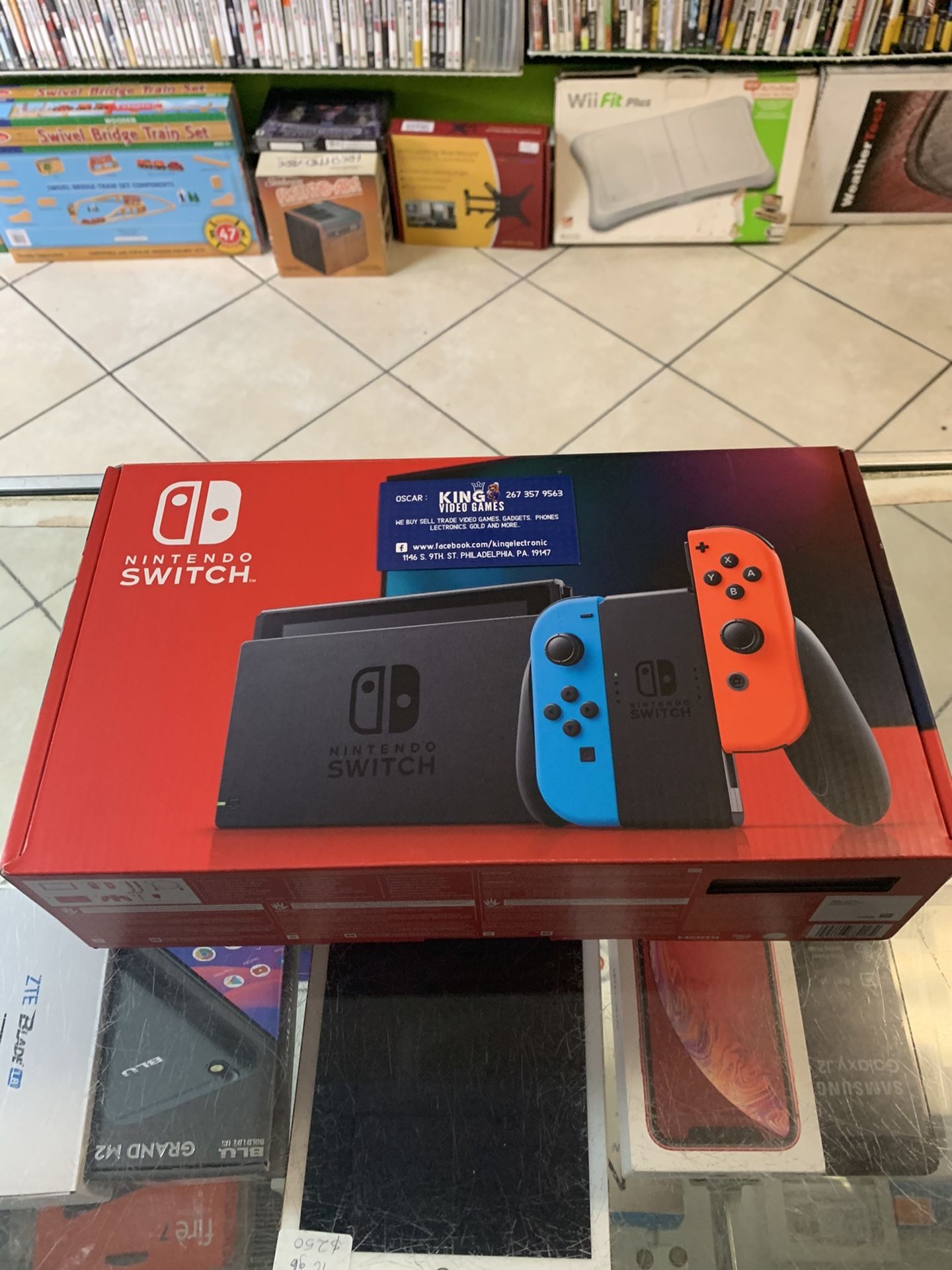 Nintendo switch open box like new condition