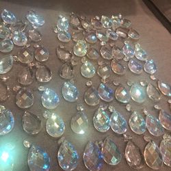 Vintage chandelier, crystals