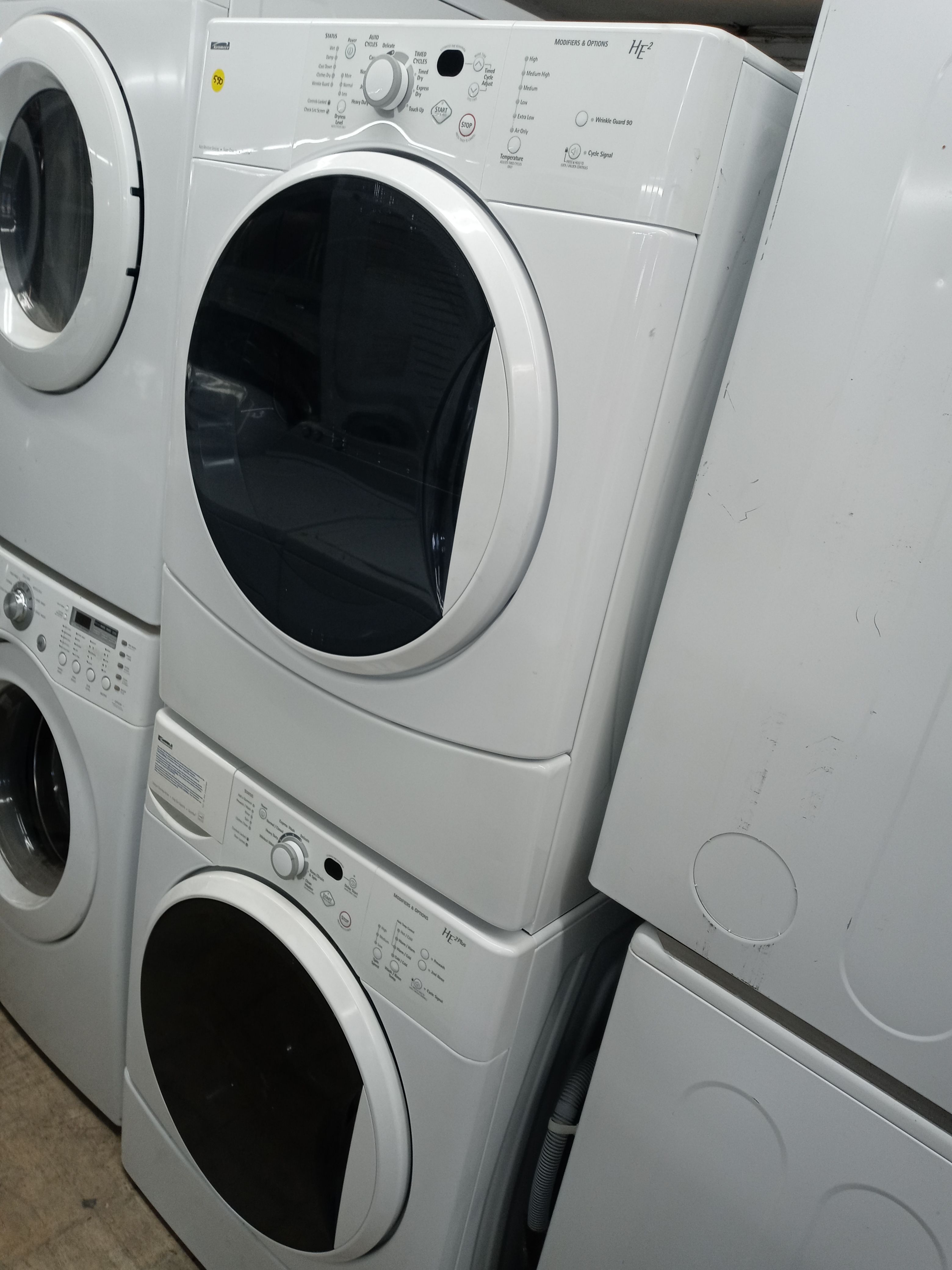 Kenmore HE2 stackable front load washer and dryer set - Free delivery