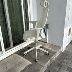 IKEA Gaming Desk Chair blue/white