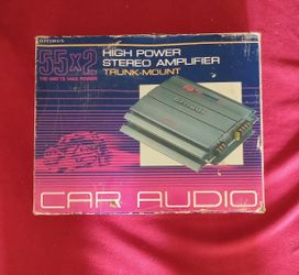 Optimus Amplifier 110 Watts Brand New Never Opened