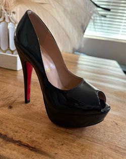 Red bottomed Christian louboutin