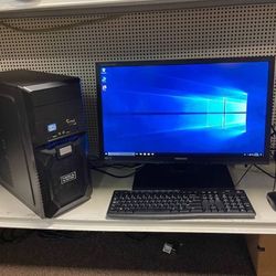 Gaming PC comes with monitor keyboard and mouse