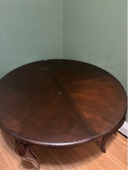 Round Wood Dining Table