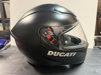 Ducati Motorcycle Helmet, Large Matte Black