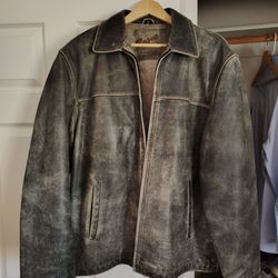 Men's leather jacket